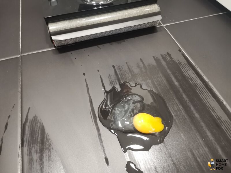 Уборка яиц на плитке Deerma VX900W